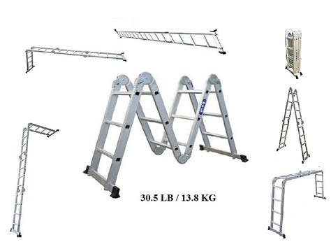 Aluminium Articulating Ladder Multifunction 305 Lb