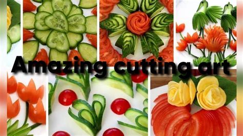 Amazing Vegetable And Fruit Cutting Artall About Home And Food Youtube