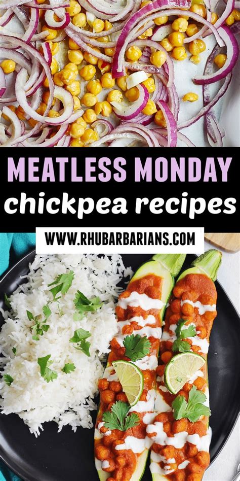 Easy Chickpea Dinner Recipes With Canned Chickpeas Rhubarbarians In