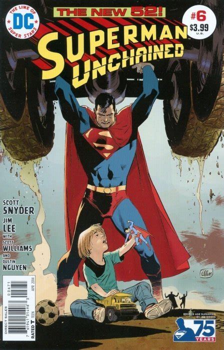 Superman Unchained Issue 6g Incentive 75th Anniversary Bronze Age