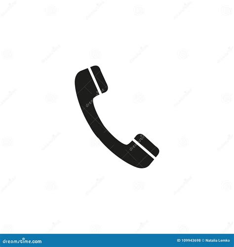 Handset Phone Icon Stock Vector Illustration Of Mobile 109943698