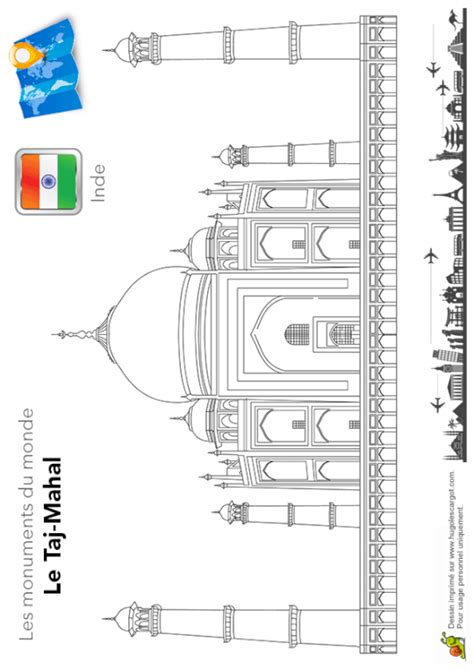 The bomb sight web map and mobile app reveals ww2 bomb census maps between 7/10/1940 and 06/06/1941, previously available only by viewing them in the reading room of the national archives. Coloriage inde taj mahal en 2020 | Coloriage inde, Inde ...