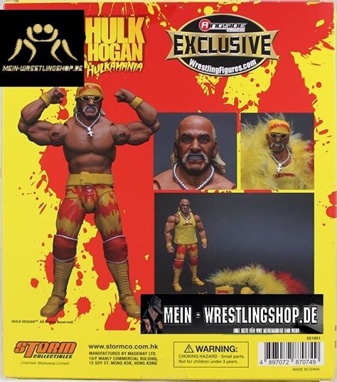 Yellow Hulkamania Hulk Hogan Ringside Exclusive