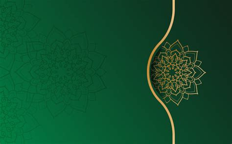 Hình Nền Green Background Islamic đặc Sắc Và Sáng Tạo