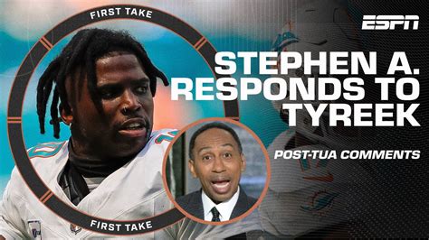 Stephen A Responds To Tyreek Hill 😳 First Take Youtube