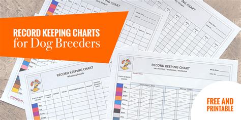 Three sets of combination vaccinations are usually given at 3 week intervals. Record Keeping Charts for Breeders — FREE Printable Puppy Forms