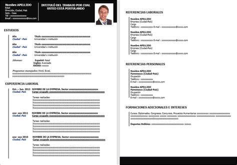 21 Plantillas De Curriculum Vitae En Pdf Para Rellenar Gratis