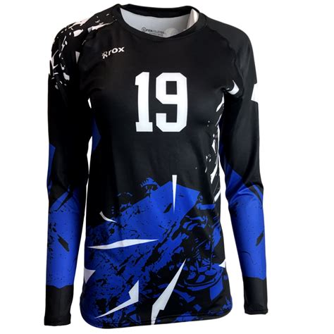 Shattered Custom Sublimated Womens Volleyball Jersey Rox Volleyball