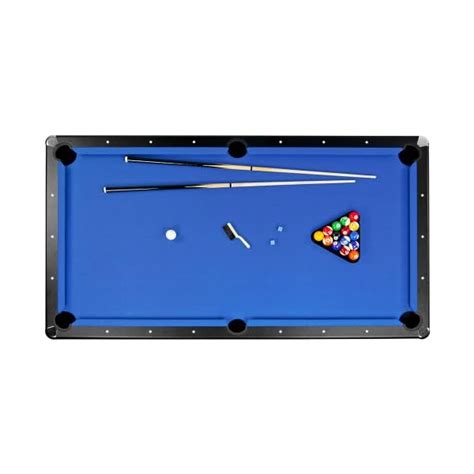 Hathaway Hustler 7 8 Pool Table With Blue Felt Internal Ball Return System Easy Assembly