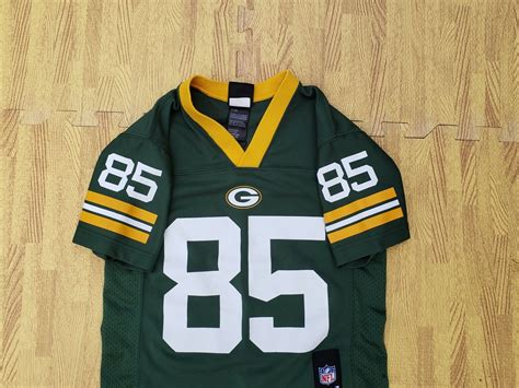 Green Bay Packers 85 Greg Jennings Football Jersey Boys Small S 8 Ebay