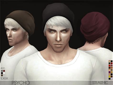 The Sims Resource Stealthic Psycho Male Hair • Sims 4 Downloads