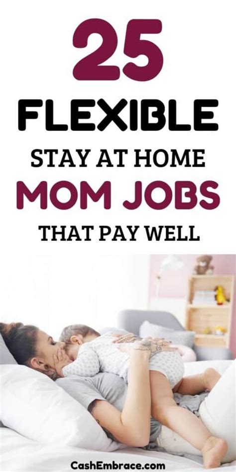 25 Best Stay At Home Mom Jobs That Pay Well Hiring Now