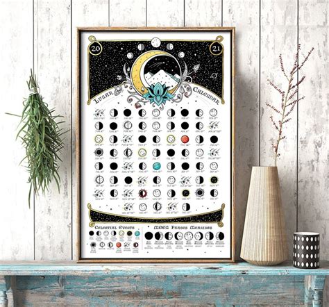 Lunar Calendar 2021 Free March 2021 Moon Phases Template March 2021