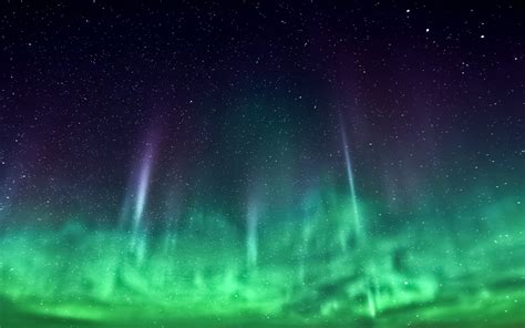 Download Green Light Sky Nature Aurora Borealis Hd Wallpaper