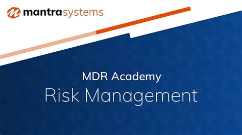 Risk Management Training Course For Medical Devices April 22 To April