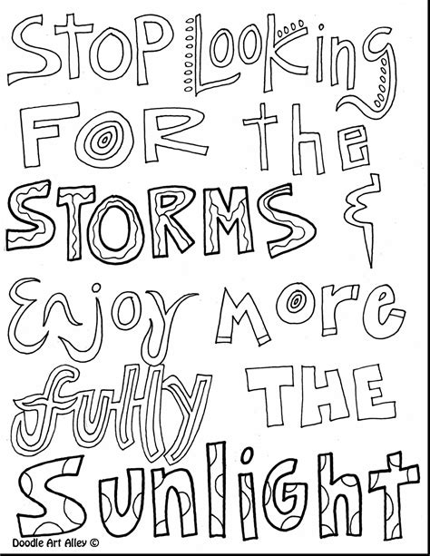 Funny Quote Coloring Pages At Free Printable