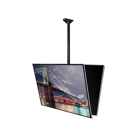 Mounting a flat screen tv to your wall is an aesthetically pleasing experience that you're sure to enjoy. B-Tech Flat Screen Ceiling Mount with Tilt 2m Pole Chrome ...