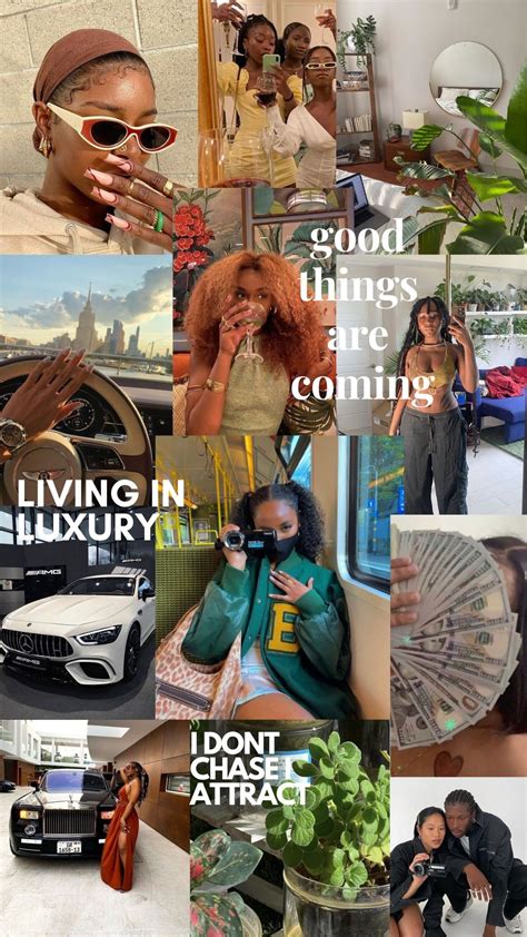 Black Luxury Aesthetic Luxury Vision Board Luxury Inspiration Collage