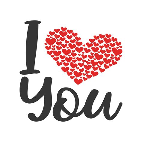 I love you svg heart svg Valentine's day svg png dxf | Etsy