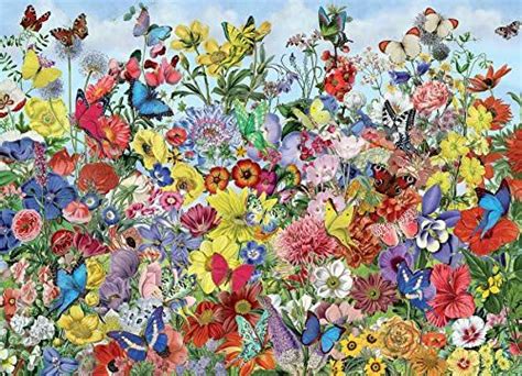 1000 Piece Puzzle For Adults Flowers And Butterflies Jig