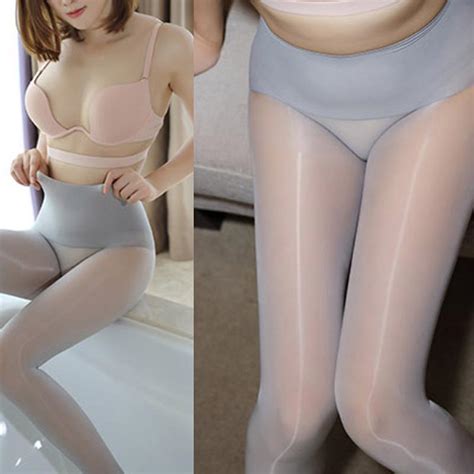 Cheap Women Sexy Seamless Pantyhose High 8d Oil Glossy Shiny Tights Body Stockings Joom