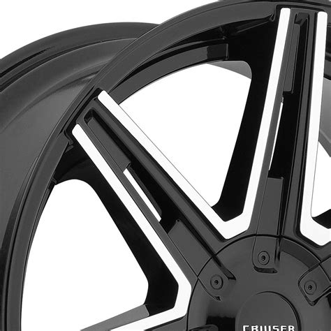 Cruiser Alloy® 918mb Paradigm Wheels Gloss Black With Mirror Machined