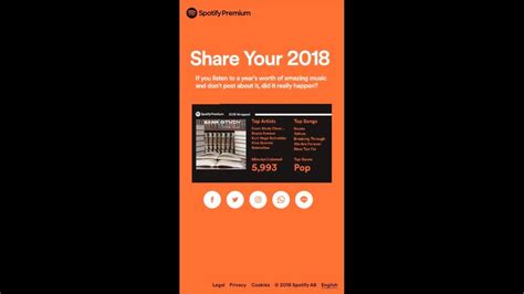 How to find your spotify wrapped 2020 data: My Spotify 2018 Wrapped - YouTube