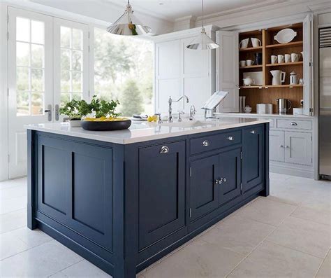 Blue Cabinets Kitchen Sherwin Williams Kitchencabinetswood Kitchen