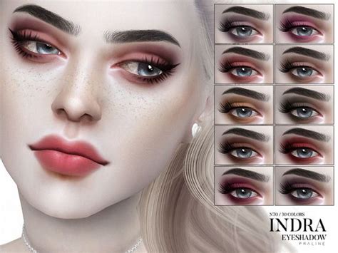 Matte Eyeshadow In 30 Berry Colors Found In Tsr Category Sims 4