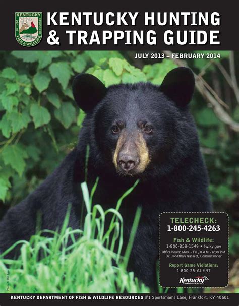 Ky Fall Hunting Guide 2013 By Kentucky Department Of Fish And Wildlife