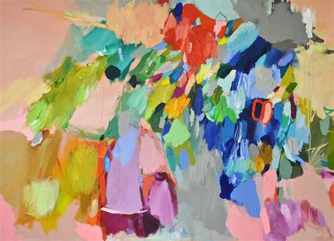 Abstract Oil Paintings By Melbourne Based Artist Laelie Berzon Flower