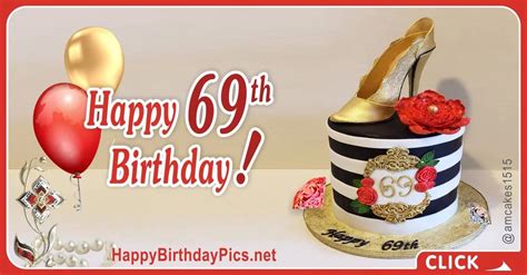 69th Birthday Wishes 22 Birthday Card