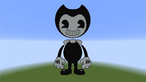 Minecraft Bendy And The Ink Machine Pixel Art Bendy Youtube