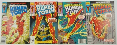 Saga Of The Original Human Torch 1 4 Vfvf Complete Series Roy Thomas