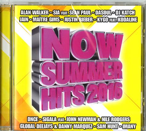 Now Summer Hits 2016 2016 Cd Discogs