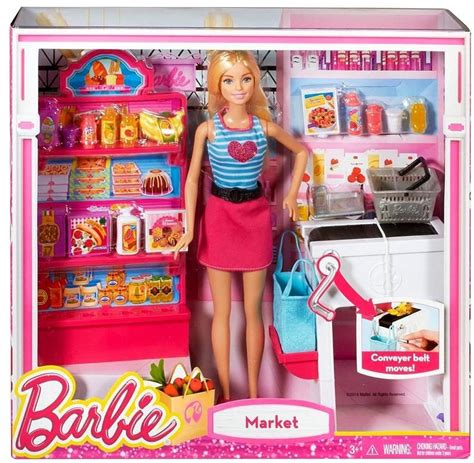 Barbie Malibu Ave Grocery Store With Barbie Doll Playset Ckp77 2015
