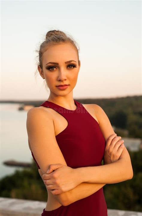 Girl And Guy Dancers Perform A Passionate Dance Together Outdoors In