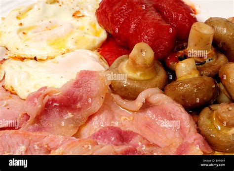 Bacon And Eggs Fry Up Stock Photo Alamy