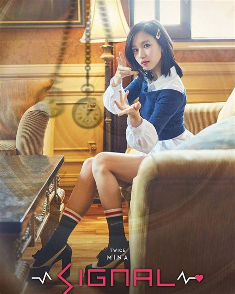 Mina Signal Teaser 2017 05 15 Once 원스 Twice 트와이스 Mina Sana Jihyo