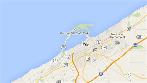 12 Mile Presque Isle Loop Erie Peninsula Drive Erie Pennsylvania
