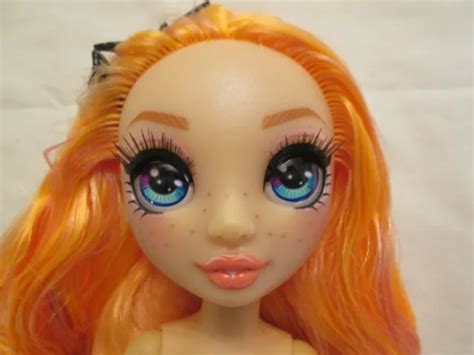 Rainbow High Winter Break Poppy Rowan Nude Articulated Doll Orange Hair