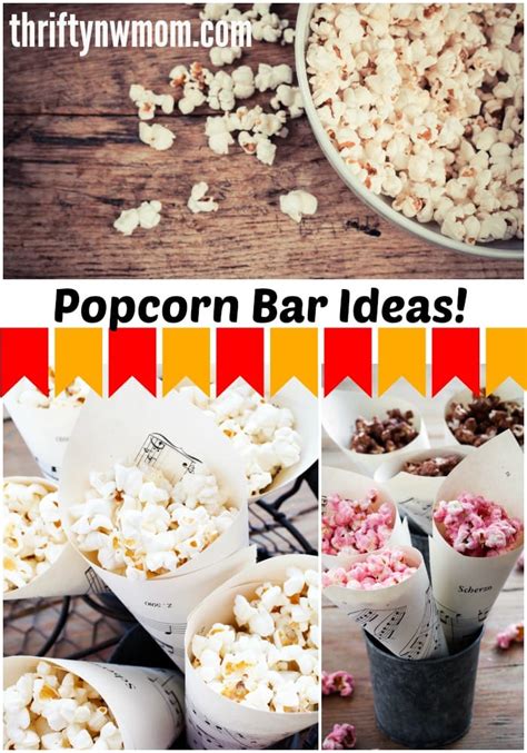 Popcorn Bar Perfect For Many Occasions Easy On The