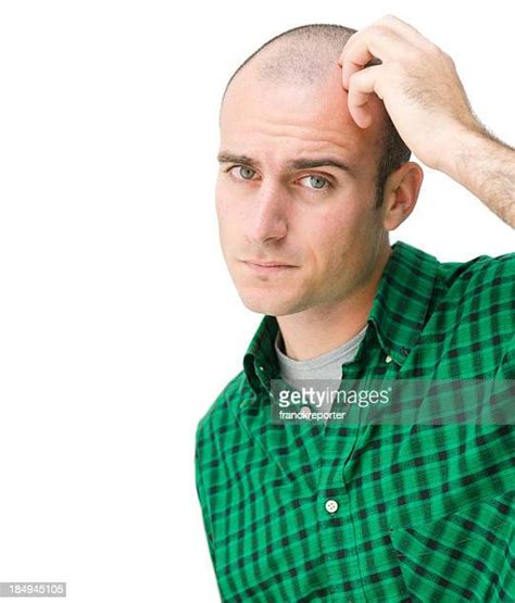 Bald Man Touching Head Fotografías E Imágenes De Stock Getty Images
