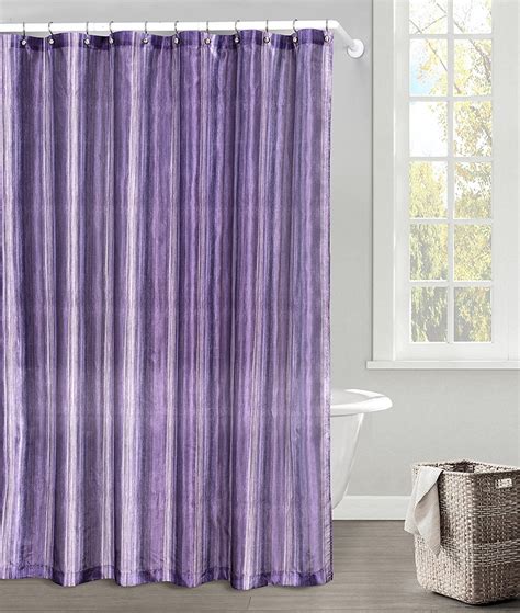Purple Unique Multi Colored Ombre Shower Curtain