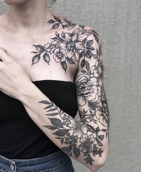 Pin De Tanya Em Tattoo Tatuagem Braço Inteiro Feminino Tatuagem