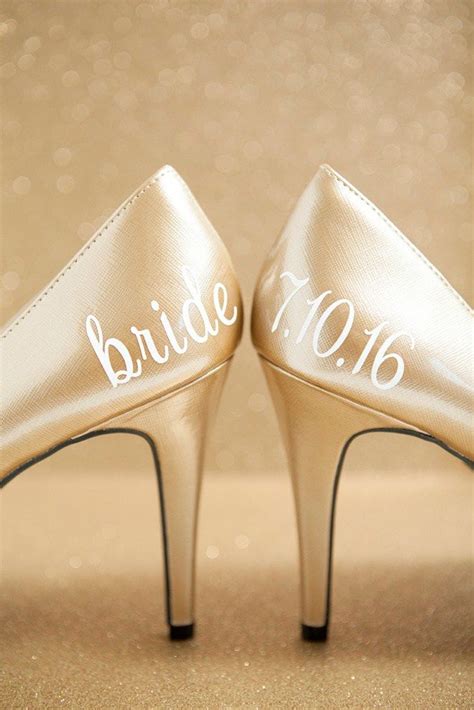 Learn How To Make Your Own Custom Wedding Shoe Stickers Diy Wedding