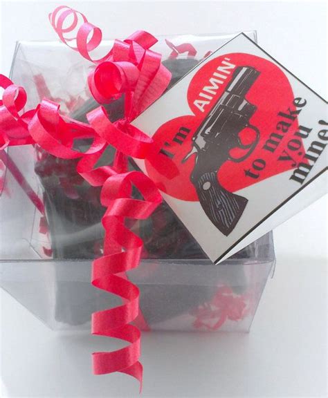 Chocolate and roses are fine, but you want enchanting. Valentine for him Gun Soap gift set Valentine's by ...