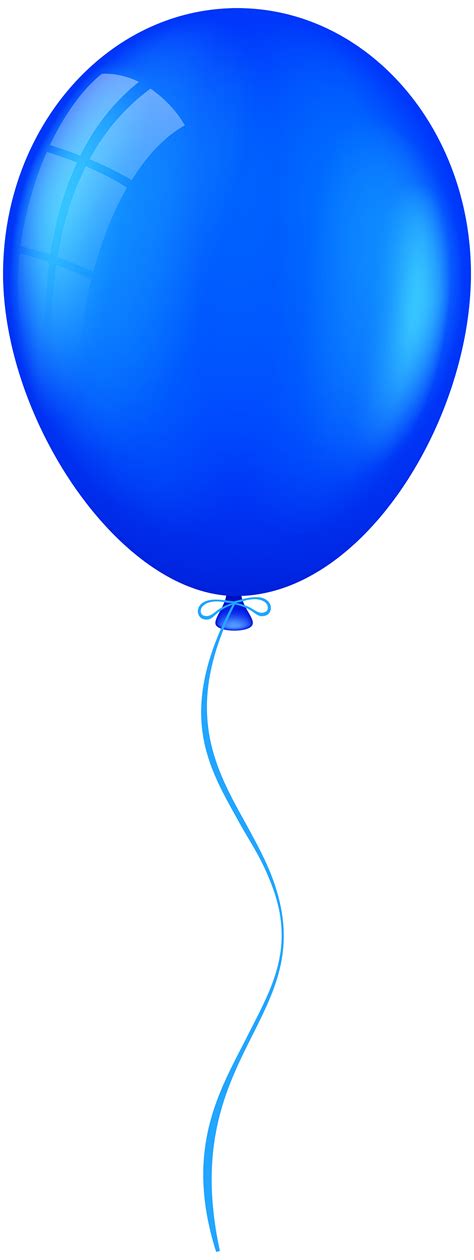 Blue Balloon Png Clip Art Transparent Background Balloon