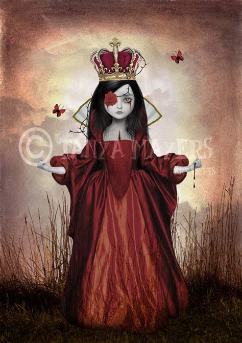 Queen Of Hearts Gothic Fairytale Art By Harrietsimaginations 1700