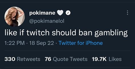 Exposing Pokimane On Twitter Like If You Think Twitch Should Ban